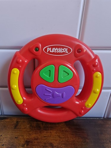 Playskool red steering wheel - red,
