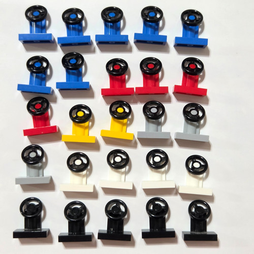 Lego steering wheel lot - (25),