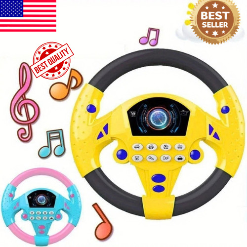 Baby steering wheel toy with - wheel,