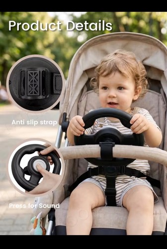 Baby stroller steering wheel - stroller,