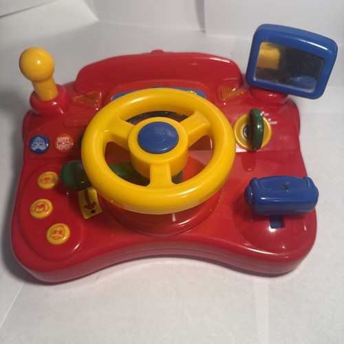 Red steering wheel toy for - red,