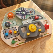 Wooden Interactive Car Busy