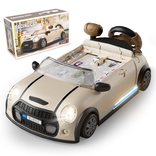 Musical racing car steering - musical,
