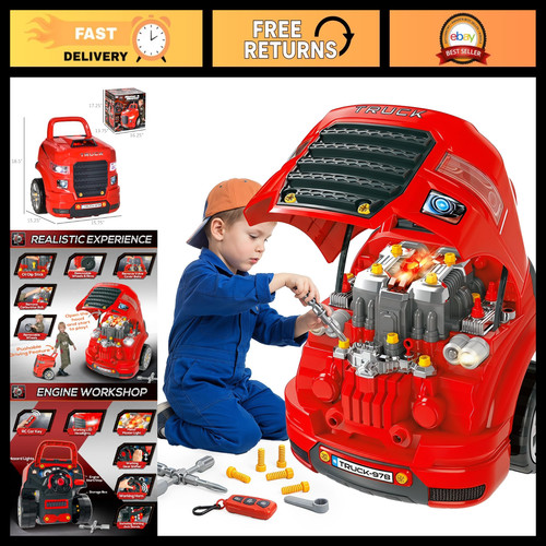 Interactive truck engine toy - truck,