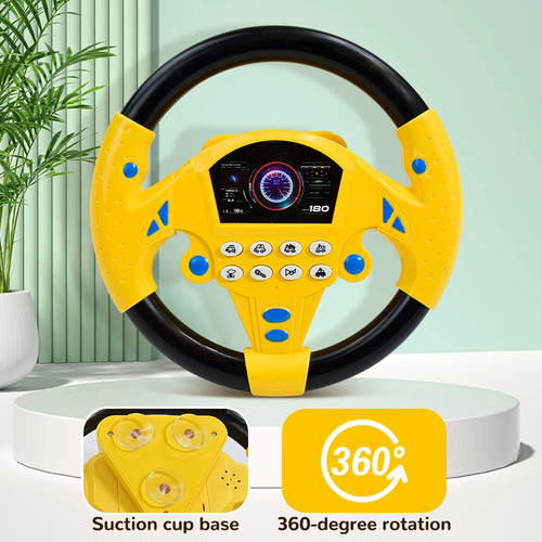 Steering wheel toy electronic - toy,