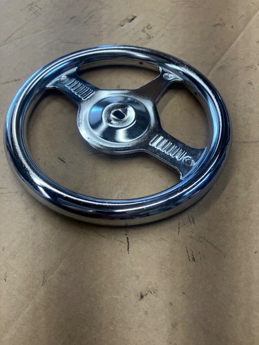 Pedal car three - spoke, chrome