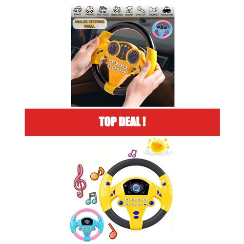 Kids car steering - kids, toy