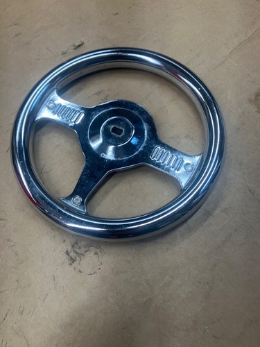 Pedal car three spoke chrome - ,